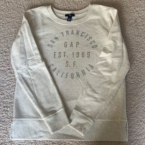 Gap glitter logo crewneck